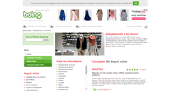 Desktop Screenshot of abbigliamento.boingshopping.it