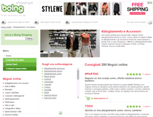 Tablet Screenshot of abbigliamento.boingshopping.it